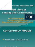 SQL Server Locking and Concurrency Models