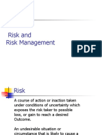 Risk and Risk Management