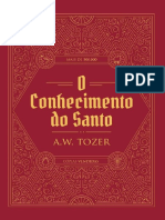 O Conhecimento Do Santo - A. W. Tozer