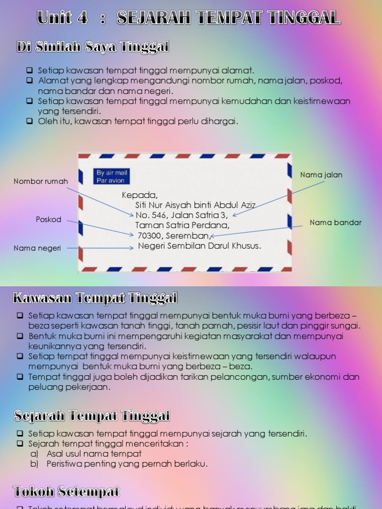 Unit 4 - Sejarah Tempat Tinggal | PDF