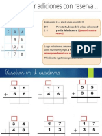 Sumas Con Reserva 3° Básico