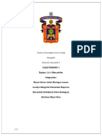 Cuestionario U2 Derecho Mercantil