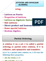 Lattices and Boolean Algebra