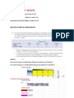 Prueba de Independencia