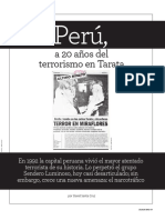 Perú A 20 Años Del Terrorismo en Tarata
