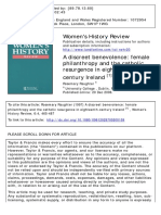 Raughter R, A Descreet Benevolence - Female Philanthropy and The Catholic Resurgance in Eighteenth-Century Ireland