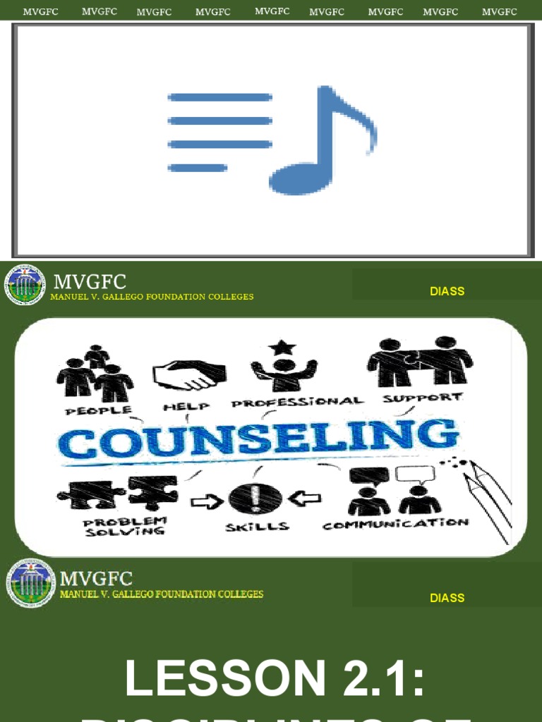Lesson 2 Counseling Diass Pdf Psychotherapy School Counselor
