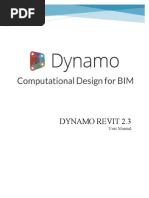 Dynamo Revit 2.3: User Manual