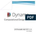 Dynamo Revit 2.3: User Manual