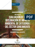Guia para La Evaluacion de La Declaracion de Impacto Ambiental Sector Saneamiento