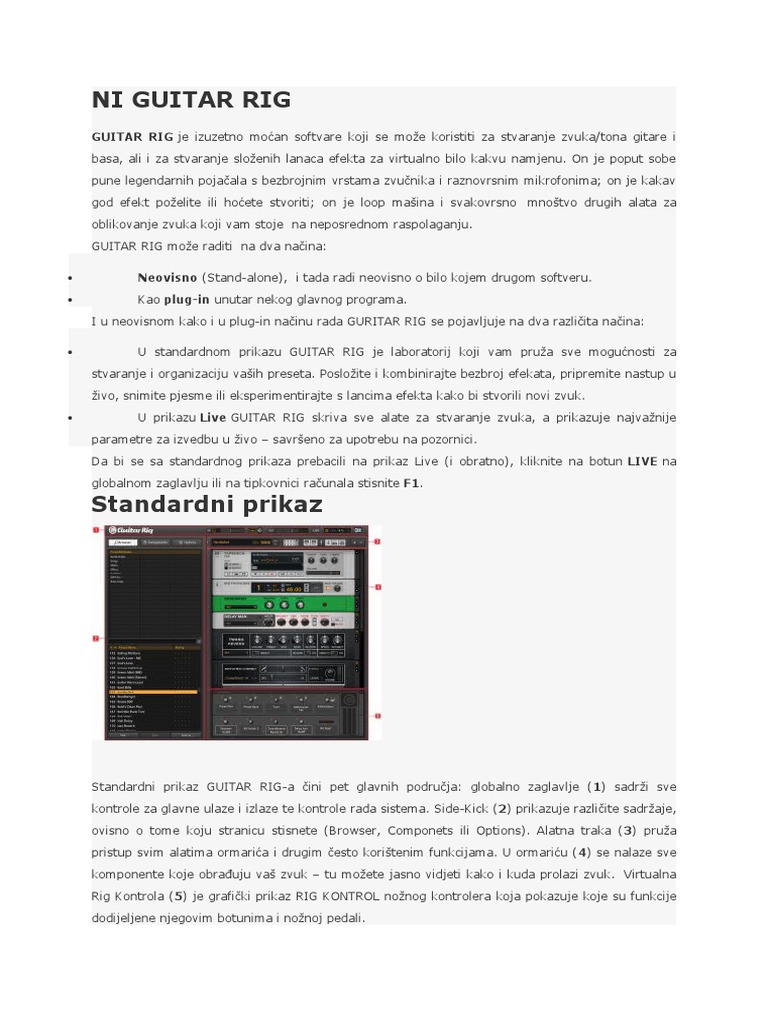 Ni Guitar Rig | PDF