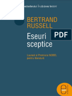 Bertrand Arthur William Russell - Eseuri Sceptice