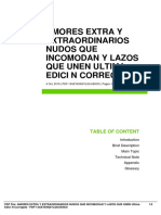 Amores Extra Y Extraordinarios Nudos Que Incomodan Y Lazos Que Unen Ultima Edici N Corregida