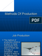 Advantages and Disadvantages of Job, Batch and Flow Production