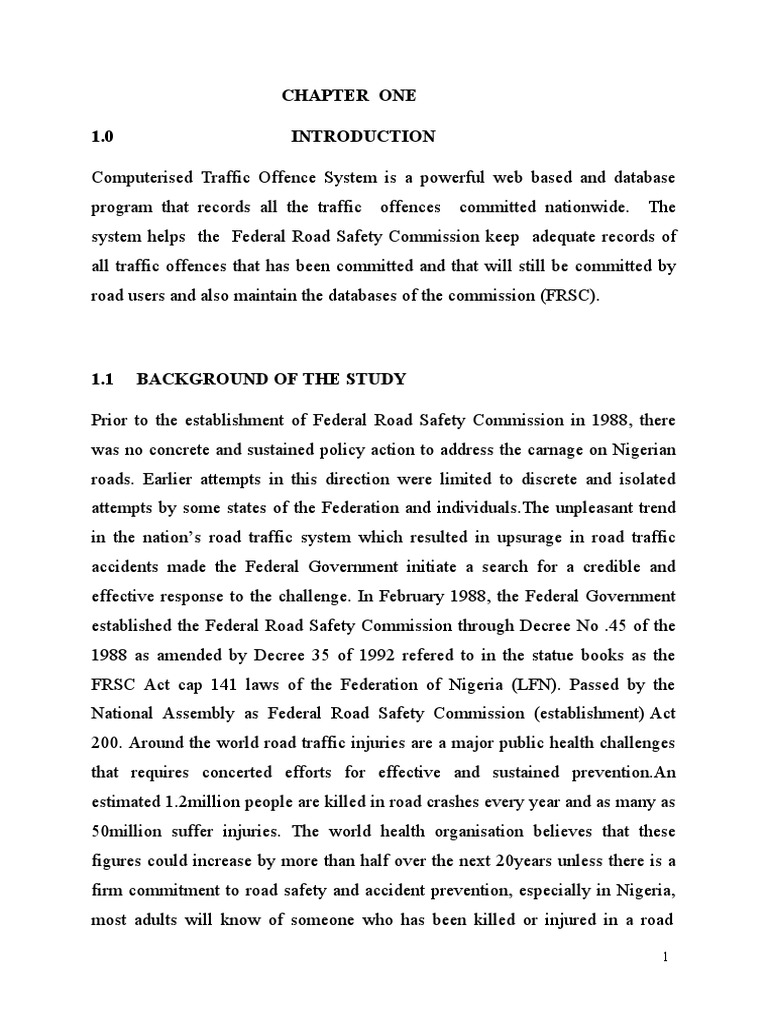 Computerized Traffic Offence System An Effective Tool for Record