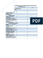 Lista de Cotejo de La Presentación de Su Discurso Expositivo Utilizando Powerpoint 2010. Estructura de La Disertación