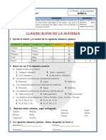 6° Química - Clasificación de La Materi