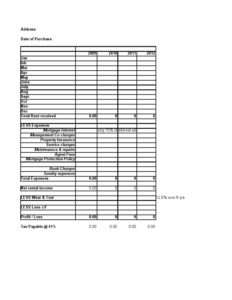 Rental Tax | PDF