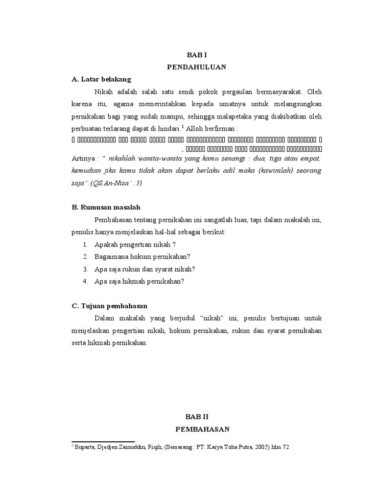Makalah Nikah