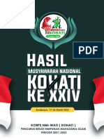Hasil Musyawarah Nasional Ke XXIV Surabaya