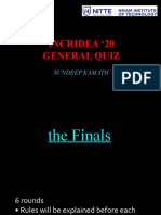 Incridea 20 General Quiz: Gsssss