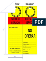 Tarjeta de Fuera de Servicio