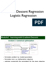 Gradient Descent Regression Logistic Regression