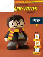 Low poly Harry Potter paper figure kit