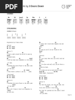 Kryptonite Chords by 3 Doors Downtabs at Ultimate Guitar Archive