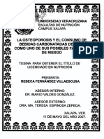 Osteoporosis y Bebidas Carbonatadas