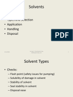 Solvents Guide: Selection, Uses, Handling and Disposal