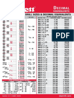 Decimal Equivalent Card Bulletin 1317