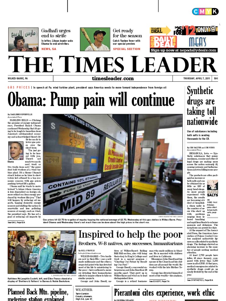 The Wilkes-Barre Times Leader 4-7 PDF Powerball Lawsuit photo