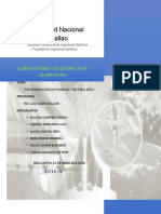 Informe N°1 Quimica de Alimentos