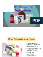 Distribution of Medications: NURS 311 Fall 2019-2020