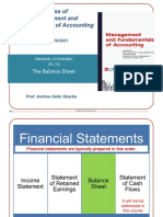 Course of Management and Fundamentals of Accounting: The Balance Sheet
