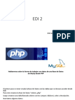 Edi 2 PHP - Mysql - Pdo