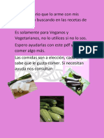 Recetas Vegetarianas y Veganas para