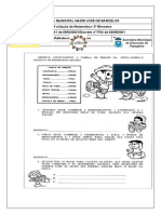 2 Avaliação de Matemática - 2º Bimestre