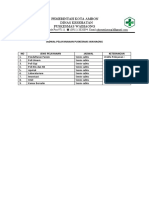 jadwal pelayanan puskesmas