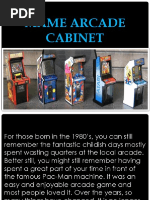 Mame Arcade Cabinet Loko