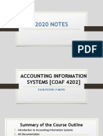 Accounting Information Systems 2020