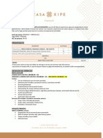 Presupuesto Casaxipe 30pax Dom-Vie2021