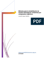 Métodos para La Rehabilitación de Fuentes Hidrológicas Contaminas Por Compuestos Orgánicos