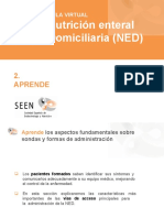 Nutrición Enteral Domiciliaria (NED) : 2. Aprende