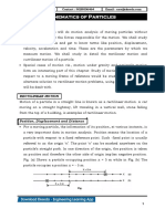 Kinematics of Particles: Contact: 9029006464