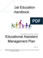 Educational Assistant Management Plan