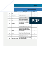 Room Inventory of HAS AND DANI