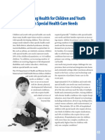 Promoting Health For Children and Youth With Special Health Care Needs