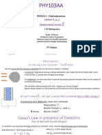 PHY103AA: PHYSICS II - Electrodynamics